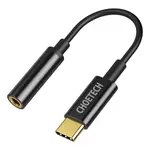 Kép 2/2 - Adapter Choetech AUX003 USB-C to 3.5mm Audio Jack Adapter (black)