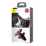 Kép 7/8 - Car Mount Holder Baseus Magnetic Air Vent Red OS