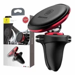 Kép 8/8 - Car Mount Holder Baseus Magnetic Air Vent Red OS