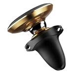 Kép 5/8 - Baseus Magnetic Air Vent Car Mount Holder with cable clip Gold