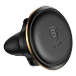 Kép 6/8 - Baseus Magnetic Air Vent Car Mount Holder with cable clip Gold