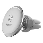 Kép 2/8 - Gravity car mount for air vent Baseus (silver)