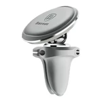 Kép 4/8 - Gravity car mount for air vent Baseus (silver)