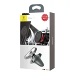 Kép 7/8 - Gravity car mount for air vent Baseus (silver)
