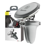Kép 8/8 - Gravity car mount for air vent Baseus (silver)