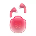 Kép 1/6 - Earphones TWS Acefast T9, Bluetooth 5.3, IPX4 (pomelo red)