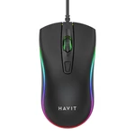 Kép 1/4 - Havit MS72 vezetékes egér (fekete)