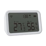 Kép 1/6 - NEO NAS-TH02W Temperature and Humidity Sensor with Display, WiFi TUYA