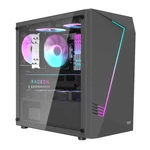 Kép 2/9 - Computer case Aigo AL390 + RGB fan (black)