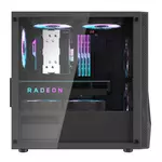 Kép 3/9 - Computer case Aigo AL390 + RGB fan (black)