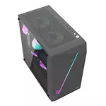 Kép 7/9 - Computer case Aigo AL390 + RGB fan (black)