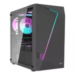 Kép 8/9 - Computer case Aigo AL390 + RGB fan (black)