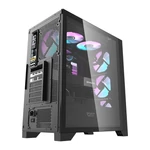 Kép 2/10 - Computer case Darkflash DRX70 MESH + 4 RGB fans (black)