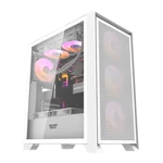 Kép 1/12 - Computer case Darkflash DRX70 MESH + 4 RGB fans (white)