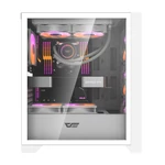 Kép 3/12 - Computer case Darkflash DRX70 MESH + 4 RGB fans (white)