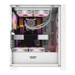 Kép 5/12 - Computer case Darkflash DRX70 MESH + 4 RGB fans (white)