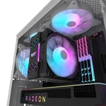 Kép 11/11 - Darkflash DK352 Mesh számítógépház (fehér)