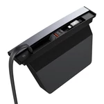 Kép 4/9 - Hub Baseus T-Space z kablem USB-C do Lightning dla Tesla (czarny)
