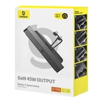 Kép 7/9 - Hub Baseus T-Space z kablem USB-C do Lightning dla Tesla (czarny)