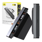 Kép 9/9 - Hub Baseus T-Space z kablem USB-C do Lightning dla Tesla (czarny)