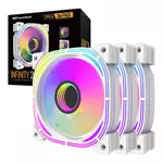 Kép 6/6 - Darkflash INF24 3in1 ARGB Computer fan set (white)