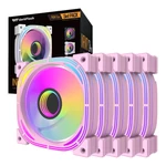 Kép 6/6 - Darkflash INF24 5in1 ARGB számítógépes ventilátor szett (rózsaszín)