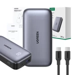 Kép 3/9 - UGREEN Nexode PB502 powerbank, 10000mAh, USB + USB-C, 30W PD (fekete)