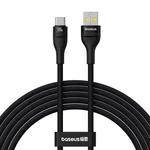 Kép 1/8 - Töltőkábel Baseus Flash 2 USB-ről USB-C 100W-ra, 2m (fekete)