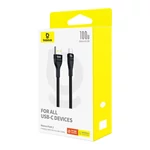 Kép 6/8 - Töltőkábel Baseus Flash 2 USB-ről USB-C 100W-ra, 2m (fekete)