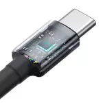 Kép 6/10 - Cable Baseus Cafule USB-C to USB-C 100W,1m, 2psc (Red Black, Grey Black)
