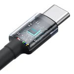 Kép 6/10 - Cable Baseus Cafule USB-C to USB-C 100W,2m, 2psc (Red Black, Grey Black)