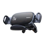 Kép 4/8 - Car holder with inductive charger Baseus LightChaser (Black)