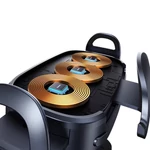 Kép 5/8 - Car holder with inductive charger Baseus LightChaser (Black)