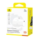 Kép 6/9 - Baseus Compact powerbank, 5000mAh, 20W, USB-C (fehér)