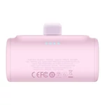 Kép 5/9 - Powerbank Baseus Compact USB-C 5000mAh, 20W (pink)