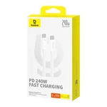 Kép 6/8 - gyors töltőkábel Baseus Superior 2 USB-C USB-C 240W, 1,8m (fehér)