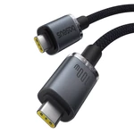 Kép 3/9 - Fast Charging Cable Baseus Crystal Shine USB-C to USB-C 100W, 1,5m, 20Gb (black)
