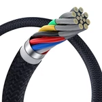 Kép 6/9 - Fast Charging Cable Baseus Crystal Shine USB-C to USB-C 100W, 1,5m, 20Gb (black)