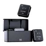Kép 1/2 - BlitzWolf BW-SX63 vezeték nélküli mikrofon, 1000mAh (fekete)