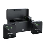 Kép 2/2 - BlitzWolf BW-SX63 vezeték nélküli mikrofon, 1000mAh (fekete)