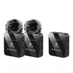 Kép 1/3 - Wireless Lavalier Microphone PULUZ 2 TX + 1 RX