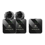 Kép 2/3 - Wireless Lavalier Microphone PULUZ 2 TX + 1 RX