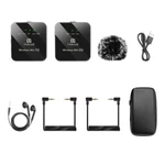Kép 3/3 - Wireless Lavalier Microphone PULUZ 2 TX + 1 RX