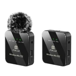 Kép 1/3 - Wireless Lavalier Microphone PULUZ 1 TX + 1 RX