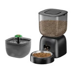 Kép 1/3 - PetWant 3 literes automata tápadagoló + 2 literes itató