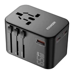 Kép 2/3 - Essager ECT65-LT01-Z utazós fali töltő, 65W (fekete)