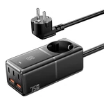 Kép 3/3 - Essager ECTAC-BRB01-Z GaN, 3xUSB-C, 2xUSB-A, 75W fali töltő (fekete)