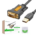 Kép 3/3 - UGREEN CR104 USB-DB9 RS-232 kábel, 2m (fekete)