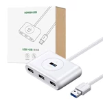 Kép 2/2 - UGREEN CR113 hub, 4x USB 3.0 5Gbps, 1m (fehér)