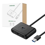 Kép 3/3 - UGREEN CR113 hub, 4x USB 3.0 5Gbps, 1m (fekete)